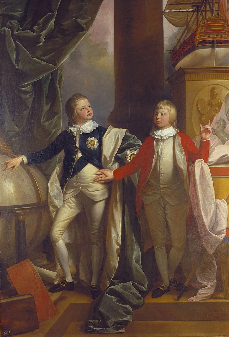 Ritratto di Guglielmo IV, ed Edoardo, duca di Kent - Royal Collection